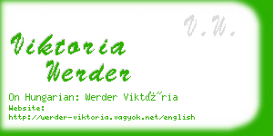 viktoria werder business card